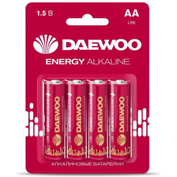 Батарейка Daewoo Energy Alkaline AA 4 шт. 5029781