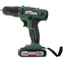 Дрель-шуруповерт Hammer ACD18BS (с 2-мя АКБ, кейс)