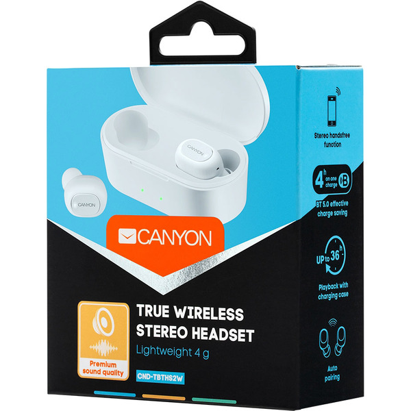 Наушники CANYON CND-TBTHS2W