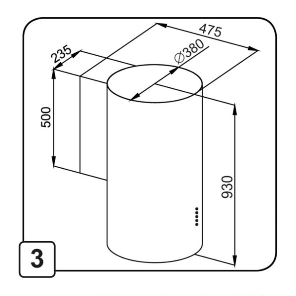 Вытяжка MAUNFELD Lee Side (C) 39 (черный)