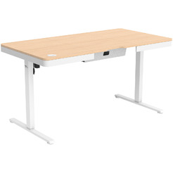 Стол с регулировкой высоты Zone51 e-Nexor 140x75 Light Wood Z51-FLD-NEX-LW4