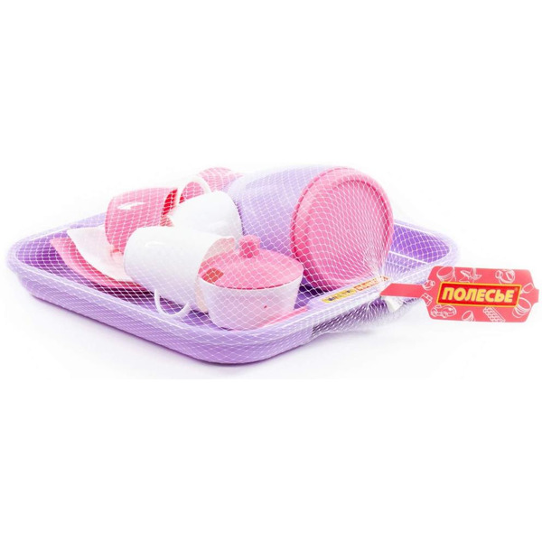 Набор детской посуды Полесье "Алиса" на 2 персоны (Pretty Pink)