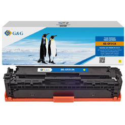 Картридж лазерный G&G GG-CF212A желтый (1800стр.) для HP HP LJ Pro 200 color Printer M251n/nw/MFP M276n/nw, Canon LBP-7100Cn/7110Cw