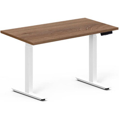 Стол для работы стоя Fit Focus X-2 с электроприводом (белый, дуб денвер трюфель)