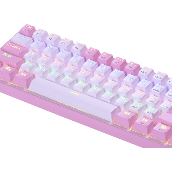 Клавиатура Redragon Fizz (розовый/белый) 70672