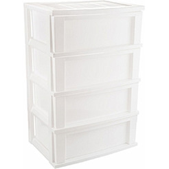 Комод Berossi Bongo 4-секционный АС20901000 (снежно-белый)