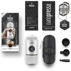 Ручная кофеварка WACACO Nanopresso Chill White + Case
