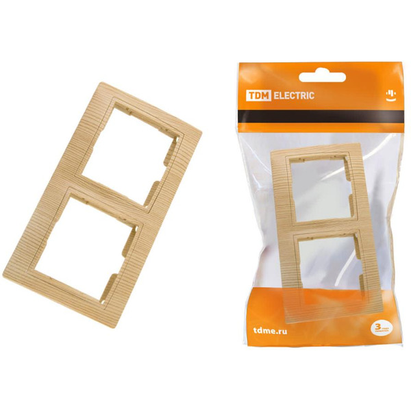 Рамка TDM Electric Таймыр ЭКО SQ1814-0226 (сосна)