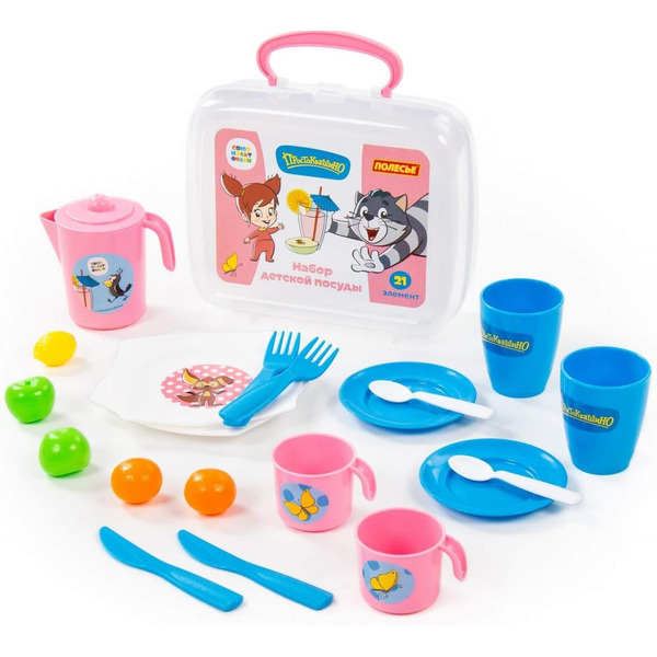 Набор игрушечной посуды Полесье Простоквашино 85436