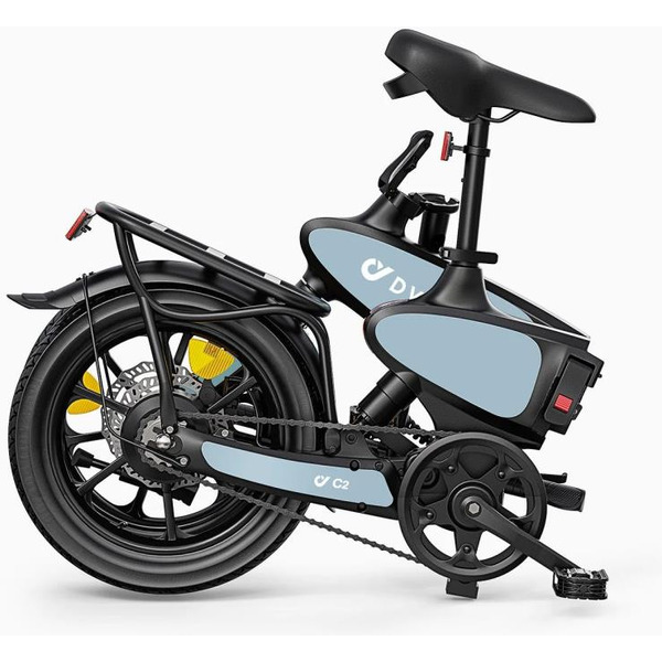 Электровелосипед DYU C2 250W (голубой)