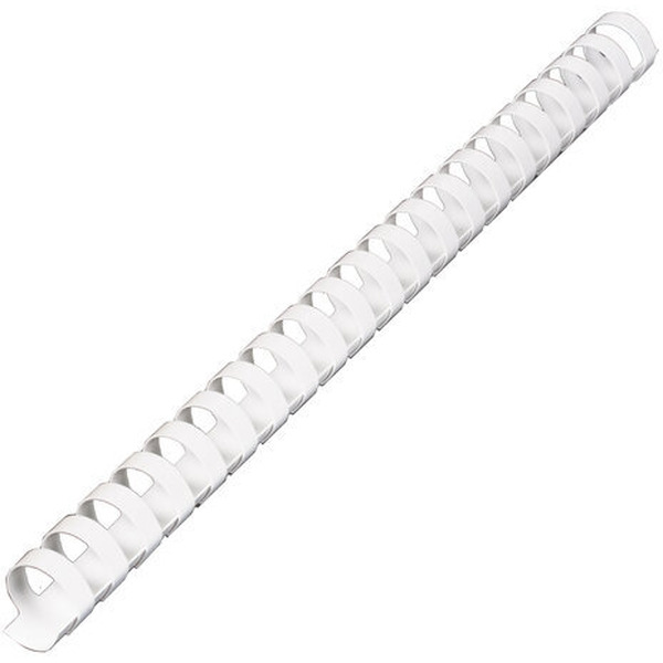 Пластиковые пружины для переплета BRAUBERG A4 19 мм 100 шт 530925 (белый)