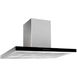 Вытяжка Akpo Feniks Slim Glass 90 wk-9 (черный/нержавеющая сталь)