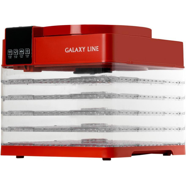 Сушилка для овощей и фруктов Galaxy Line GL2630 (красный)