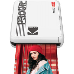 Фотопринтер KODAK Mini 3 Retro P300R (белый)
