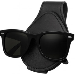 Автомобильный держатель для очков 5 ЭЛЕМЕНТ "Дай 5 Добру" (черный)