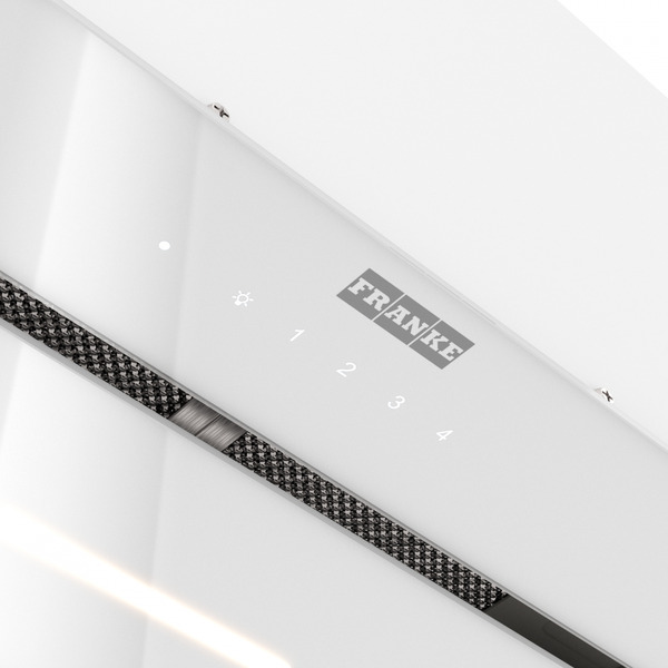 Кухонная вытяжка FRANKE LUCE 90 WH белое стекло 305.0738.599