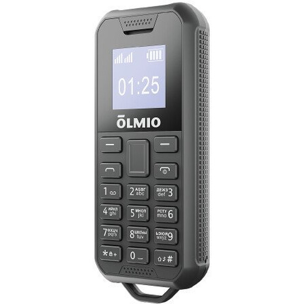 Кнопочный телефон Olmio A04 (черный)