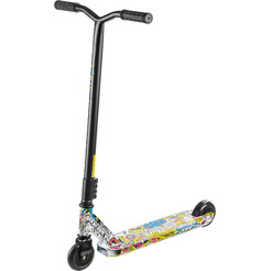 Самокат трюковый Ricos Blaze JL-301P (черный/граффити желтый)