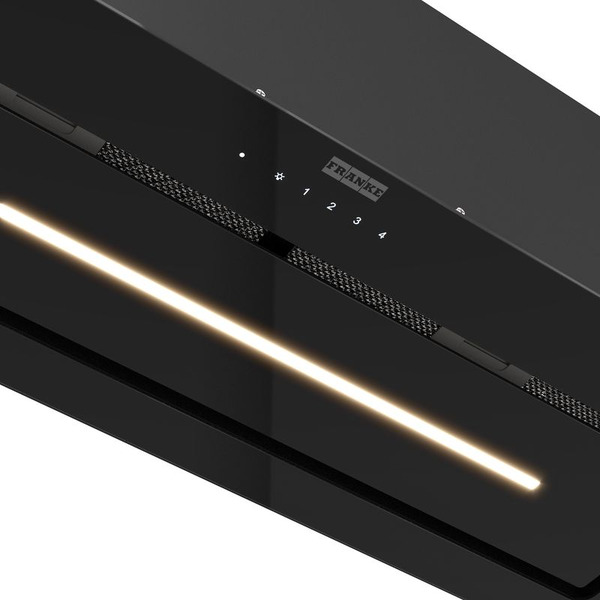 Кухонная вытяжка FRANKE LUCE 90 BK черное стекло 305.0738.598