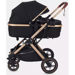 Детская универсальная коляска Rant Basic Pulsar Gold 2 в 1 RA160 (черный)