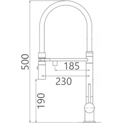 Смеситель Gross Aqua Neosteel 3188611SSB