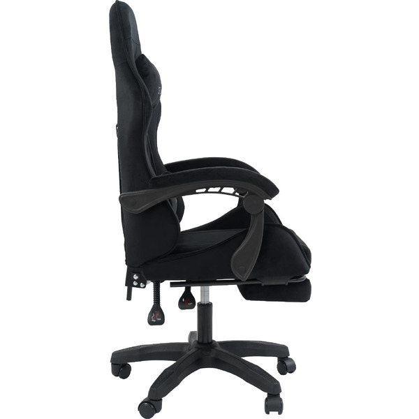 Вибромассажное кресло Calviano 1584 (велюр, черный)