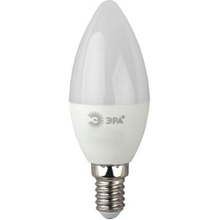 Лампа светодиодная ЭРА QX LED-9 Вт-В35-2700K-E14  (арт.B35-10W-827-E14) 10/100