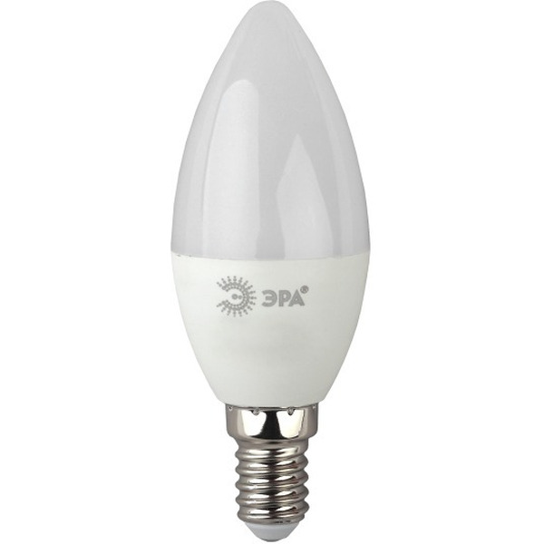 Лампа светодиодная ЭРА QX LED-9 Вт-В35-2700K-E14  (арт.B35-10W-827-E14) 10/100