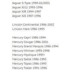 ISO-переходник Incar FO-D05 (Ford, Jaguar, Lincoln, Mercury)