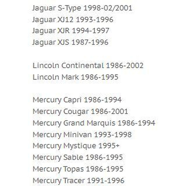 ISO-переходник Incar FO-D05 (Ford, Jaguar, Lincoln, Mercury)