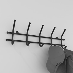 Вешалка настенная ЗМИ Норма 5 ВН24Ч