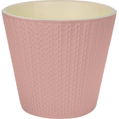 Горшок для цветов IDILAND Velvet 221602907/02 (светло-розовый)