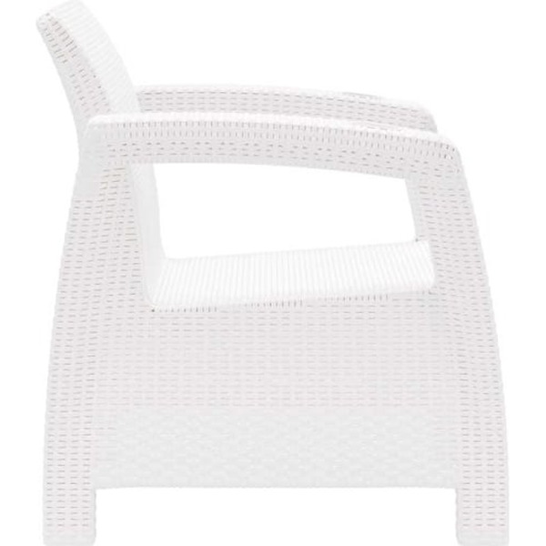 Набор садовых кресел Альтернатива Ротанг-плюс М8419 (белый)