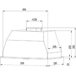 Вытяжка Weissgauff Box 1200 WH