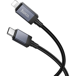 Зарядный кабель Hoco X118 Generous PD27W (черный)