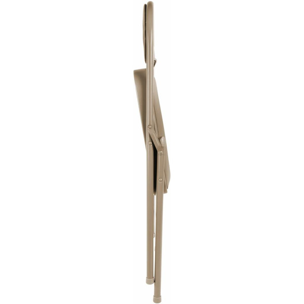 Стул складной BRABIX Golf Plus CF-003 КОМФОРТ (бежевый каркас, кожзам бежевый) 533027