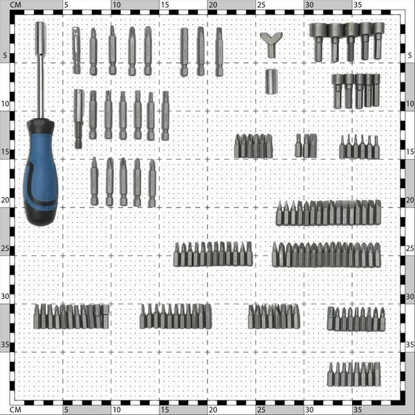 Набор ручного инструмента BORT BTK-138 (93418552)
