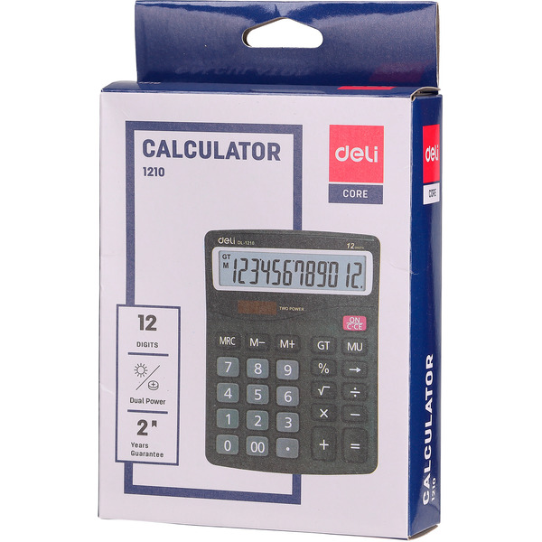 Калькулятор Deli E1210
