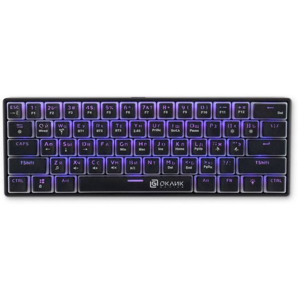 Клавиатура Oklick K763W (черный)