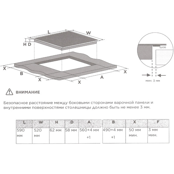 Варочная панель Midea MIH64103
