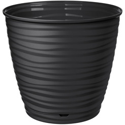 Горшок для цветов IDILAND Saffron 221610430/02 (черный)