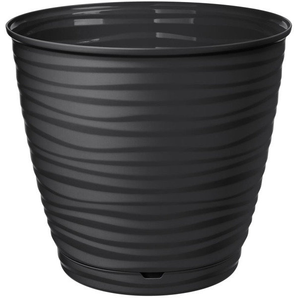 Горшок для цветов IDILAND Saffron 221610430/02 (черный)