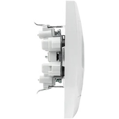 Розетка EKF Валенсия 2-местная (10А, белый)