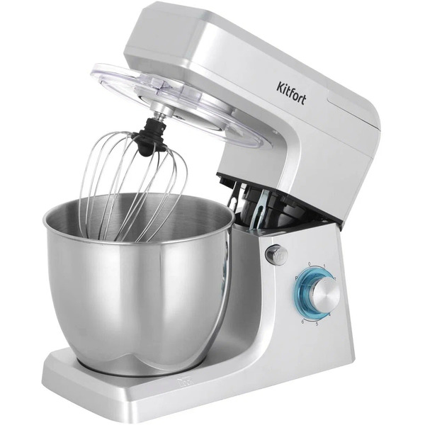 Кухонная машина KITFORT КТ-1339-1 (серебристый металлик)