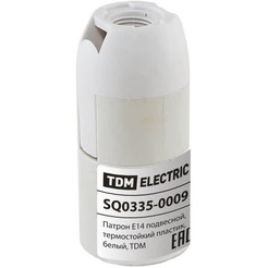 Патрон пластиковый подвесной TDM ELECTRIC SQ0335-0009