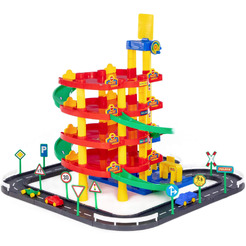 Паркинг Полесье Паркинг 5-уровневый с дорогой и автомобилями 38104