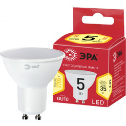 Лампочка ЭРА RED LINE LED MR16-5W-827-GU10 R