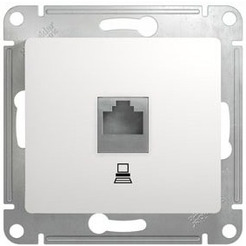 Розетка компьютерная Systeme Electric Glossa GSL000181K