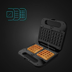 Мультипекарь Cecotec Rock'nToast 1000 3 в 1 Consum