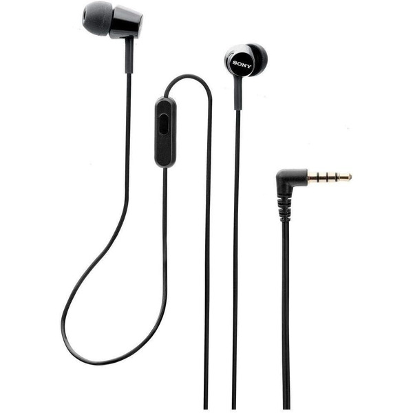 Наушники-вкладыши SONY MDR-EX155AP черные